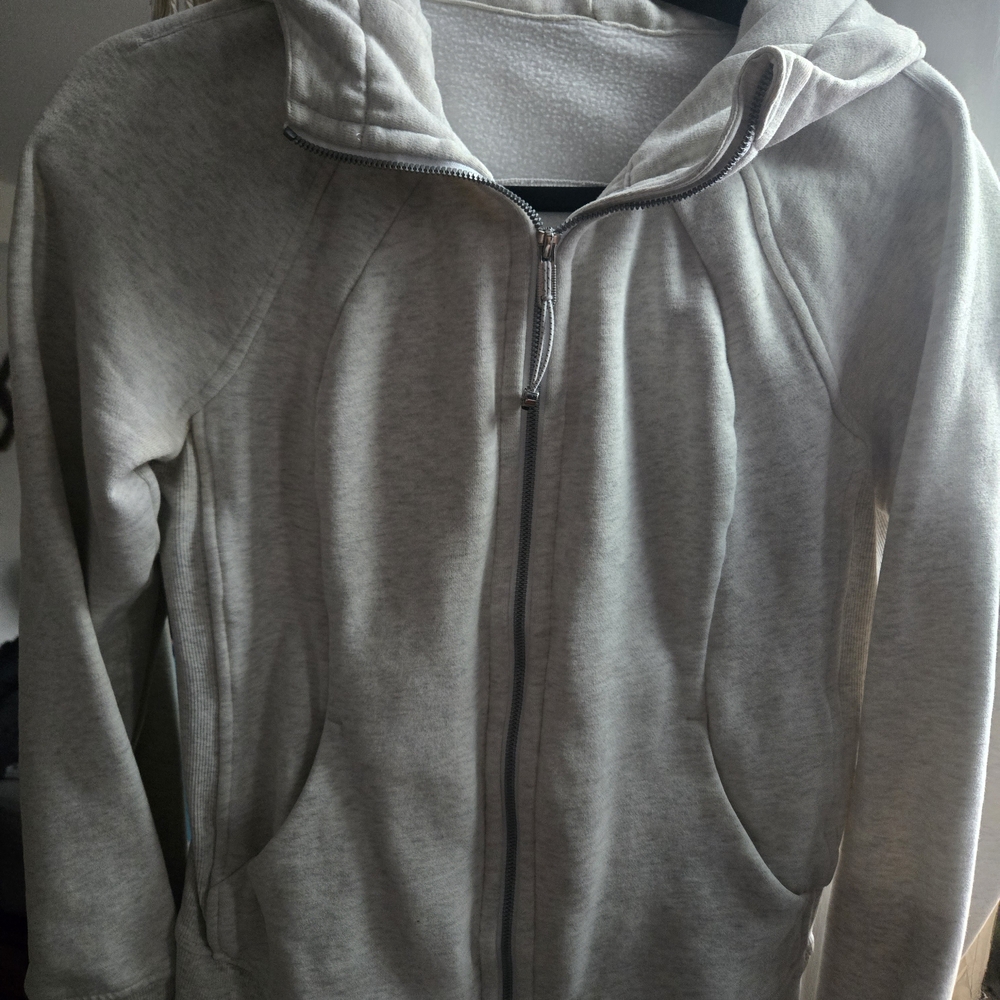 Lululemon Gray Zip-Up Hoodie